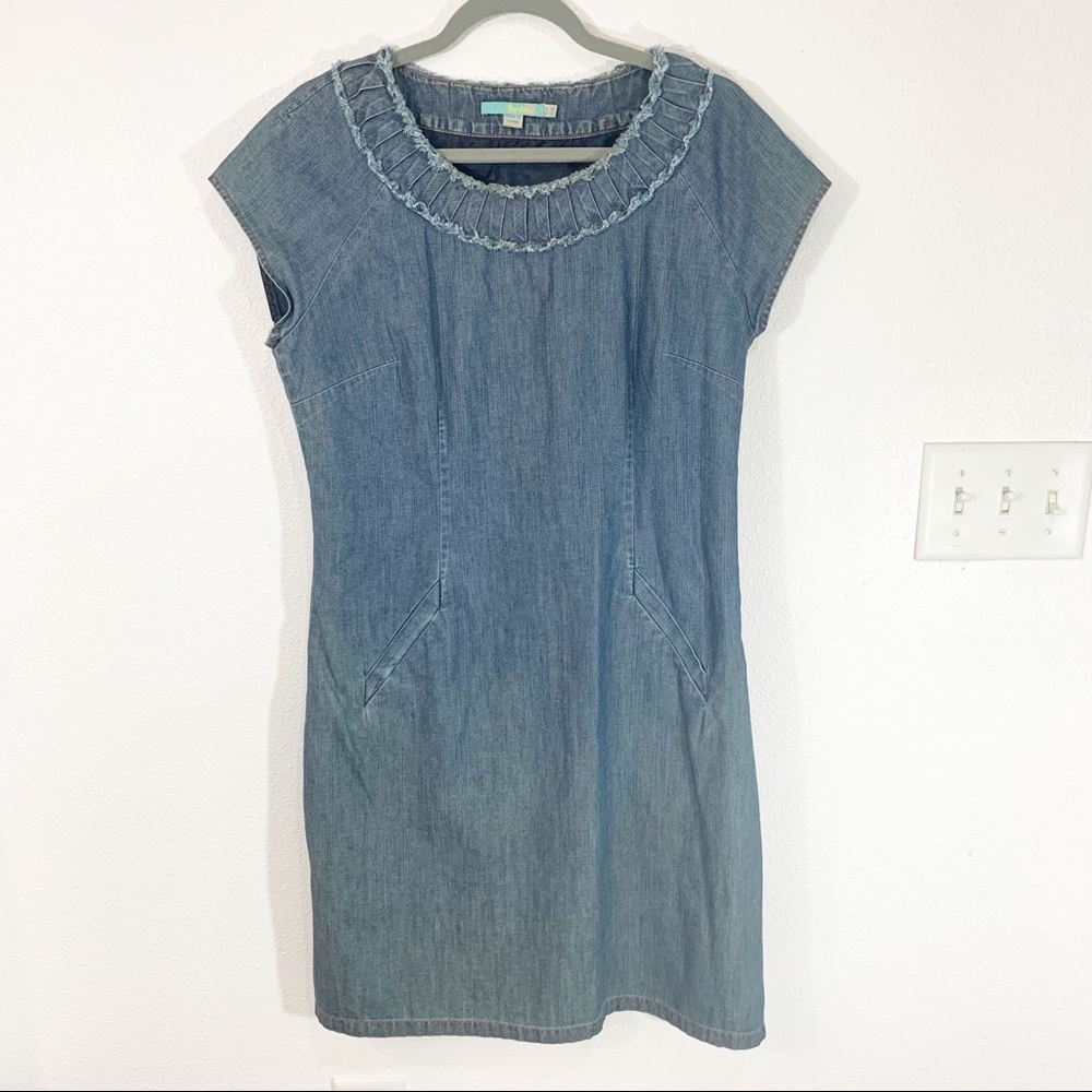 Boden Denim Sheath Dress 10L